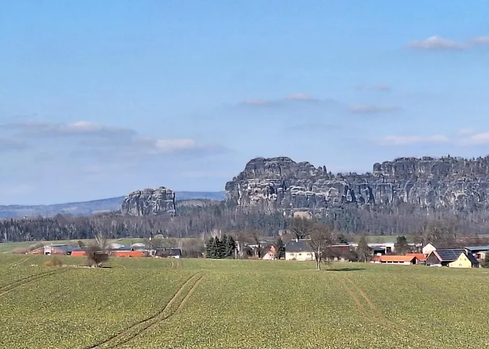 Blick Zum Zirkelstein Reinhardtsdorf-Schona